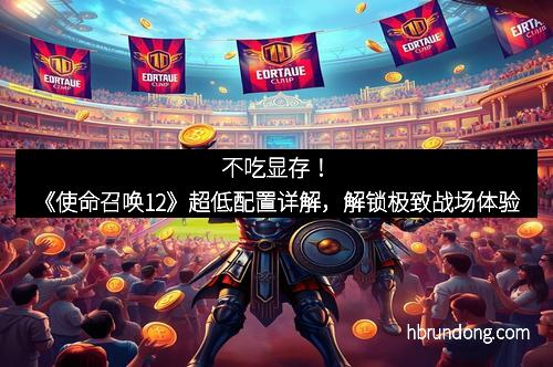 不吃显存！《使命召唤12》超低配置详解，解锁极致战场体验